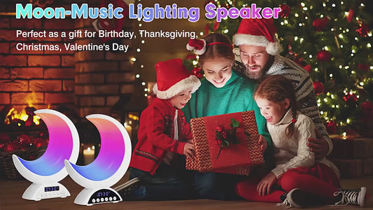 Led Moon-shaped Bluetooth Lamp by Luminoros™
